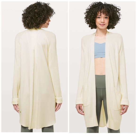 Lululemon Still At Ease Wrap Cardigan size 6 NWTAngel Wing
